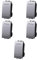 5x Invertitore 16A, Modulo Grigio, Compatibile Con BTicino Living, frutti, interruttori, pulsanti, deviatori, dimmer, sensori, PIR, buzzer, Per Placche originali e compatibili