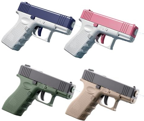 Wasserpistole Spielzeug für Kinder,4 Stück Wasserspritzpistole Klein,Mini Wasserpistolen,Premium Wasserpistolen Set,Wasser Spritzpistole Kunststoff,Wasser Spritzpistole für Sommerpartys im Freien