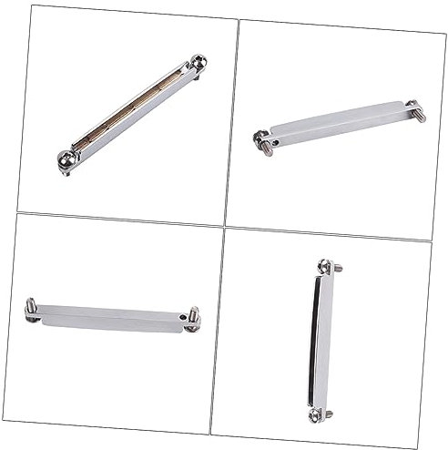 Warmhm Akustikgitarrenbrücke Metallsattel Ersatzteil Für Gitarre Und Bass Robuste Brückensättel Für Verbesserten Klang Und Sustain Langlebig Für Musiker