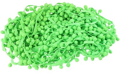 Housoutil Pompom Spitzenvorhänge Fransen Zum Nähen Spitzenbesatz Für Fransengirlanden Nähen Von Pom Bällen Spitzenbesatz Fransen Spitzenbesatz Quaste Pom Poms Kleid DIY