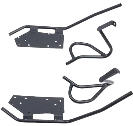 Ausla Barra de Choque de Protección del Motor, Kit de Barra de Choque de Parachoques de Acero Al Carbono Marco Lateral de la Carretera Reemplazo de Protector para C400GT 2019-2024