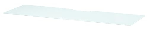 ProTuning BESTÅ pannello superiore per TV, 120x40 cm, vetro bianco/verde chiaro