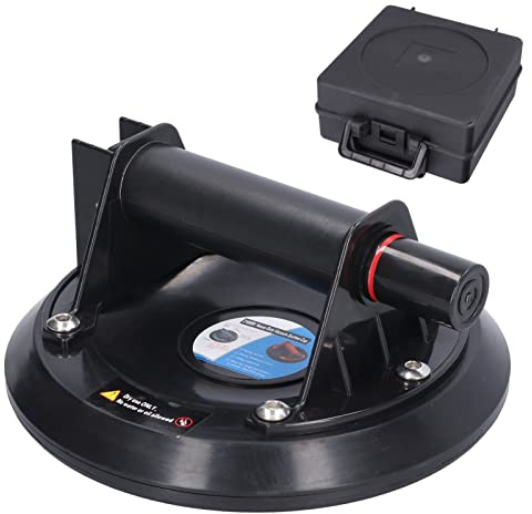 Cufaee Vacuum Suction Cup, Heavy Duty Glass Lifter Tile Suction Cup, Double Layer Thickened Hand Pump Lifter for Woodworking, Lifting Large Tile, Granite