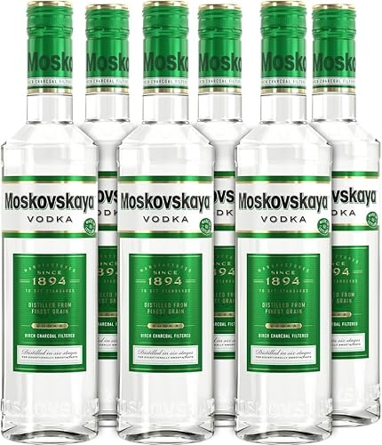 Moskovskaya Vodka 6x0.5l I Premium Vodka I 38% vol.