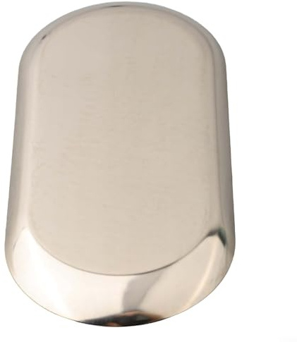 Oval Stainless Steel Serving Tray, Mirror Polished Small Metal Dish for Tea, Fruit, Cosmetics, Jewelry & Perfume Storage, Bathroom Organizer, Coffee Table Tray(18cm)