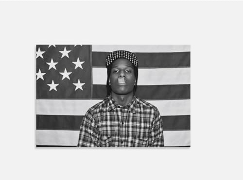Asap Rockys Flags Rapper Tapestry Rapper Motivational Inspirational Office Gym