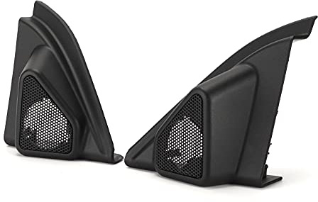 MasYosh 2pcs Car Door Tweeter Speaker Cover Trim Loudspeaker Decor Replacement for Levin/Corolla 2014‑2019