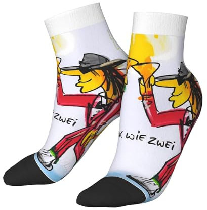 AUIPOTY U*do Kurze-Socken für Herren Damen Lin*de*nb*erg weiche und atmungsaktive Geschenke für Männer Frauen Jungen und Mädchen