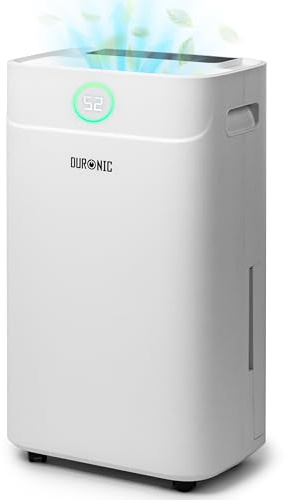 Duronic DH201 Deumidificatore 20L al Giorno 440W Potente con Serbatoio 5,1L