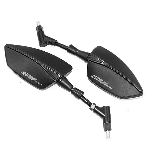 Für Suzuki SV 650 SV650X SV650/S Universal Motorrad Spiegel Rückspiegel Rückspiegel Motorrad Spiegel(Black)