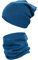 TupTam Mütze und Schal Kinder Set – Weiches Schal Mütze Set Kinder für Herbst und Winter, Farbe: Jeans, Größe: 56-62
