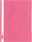 Herlitz Schnellhefter A4 - Quality, Polypropylen-Folie, Glasklar mit Beschriftungsstreifen, pink 1 Stück