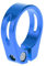 SM SunniMix Sattelklemme Schnellspanner Sattelschelle aus Aluminium in 31,8mm, 34,9mm, Blau, 34,9 mm