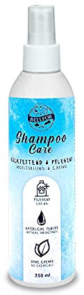 Bellfor Natürliches Hundeshampoo Care - 250 ml: Hundeshampoo rückfettend mit Olivenöl, Kokosöl & Arganöl. Intensive Feuchtigkeitspflege für sensitives Fell. Chemiefrei, ideal für Allergiker.