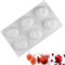 MEZHEN Silikonform Backform Weihnachten Apfel Form Silikon Kuchenform Rund Kuchenbackform Mousse Fondant Dessert Motivbackformen für Ostern Weihnachten Halloween
