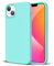 ZUSLAB Compatibile con Apple iPhone 13 6.1'' 2022/ iPhone 14 Custodia Silicone Nano, Cover Sottile in Gomma Gel Morbida - Menta