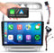 Podofo Carplay Android Autoradio GPS für Peugeot 307 2002-2013, HiFi Android Auto 9 Touchscreen WiFi Bluetooth FM RDS Radio Spiegel Link USB Auto Navi Video Stereo Player für Peugeot307