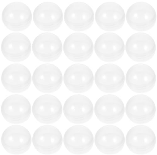 Healifty 50 Stücke Plastikkugeln Zum Befüllen Befüllbare Acrylkugeln Bastelkugeln Kunststoff Lotterie Ball Transparent Kugeln Für Krallen Maschine Eier Spielzeug für Spielen 4.5cm, UUGQS2FP3012456G