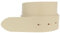 Wechselgürtel aus Vollrindleder mit Druckknöpfen 4 cm | Druckknopf-Gürtel für Damen Herren 40mm | Leder-Gürtel ohne Schnalle 4cm | Beige 80cm