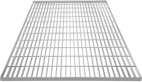 Griglia zincata del pavimento passerella pannello di drenaggio grondaia sfiato acciaio resistente alle intemperie zincato 1200mm x 1000mm x 30mm 4mm spessore del metallo 1200kg capacità di carico