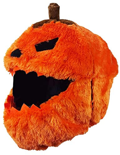 Housses de casques de moto | Housses de casque drôles | Housse de casque en peluche amusante pour casque complet | Protection faite à la main pour moto ski | Pour Halloween