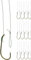 Storfisk fishing & more 12 x Gebundene Angelhaken Wurmhaken mit 50 cm geflochtener Schnur, Größe:2