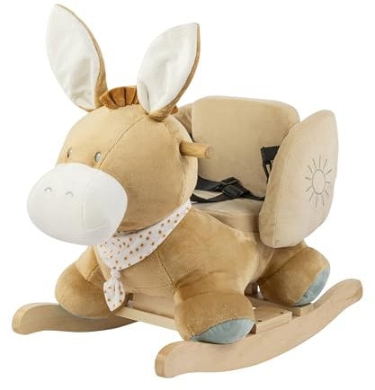 Nattou 595216 Rocking Toy, Esel Leo
