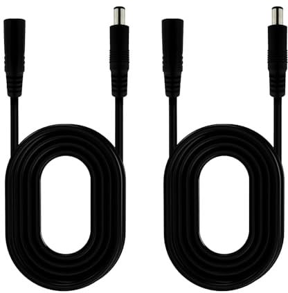 DC7.4mmx5.0mm Laptop Power Cable 7.4x5.0mm Female to 7.4x5.0mm Male Extension Cable 2PCS 5M