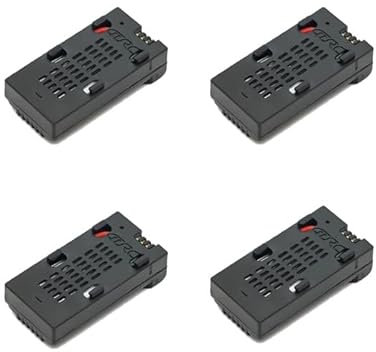 Genuine For 4DRC V17 RC Helicopter Battery 3.7V 700MAH For 4D V17 RC Airplanes/Quadcopter V17 Drone Replacement Accessories Parts (Color : V17 Battery X4)