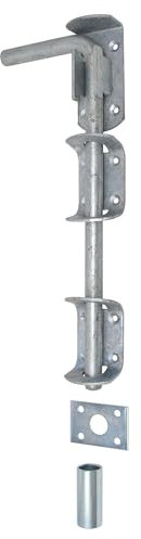 Drop bolt, 6 inch, 300mm, Garden Gate, Driveway Gate, Garage Bolt, Galvanised