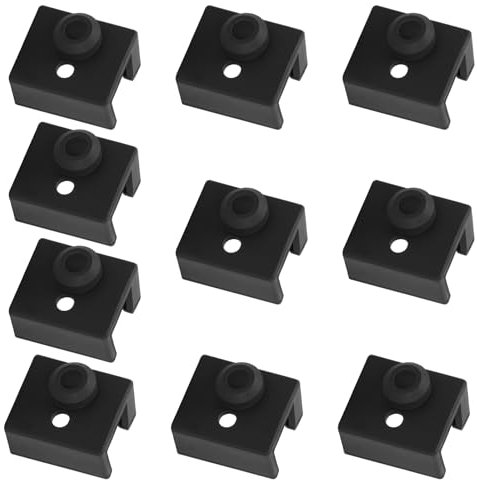 3D Drucker Heizblock Silikon Socke Fall,10 Stücke 3D Drucker Silikon Socken,3D Drucker Heizblock Abdeckung,Kompatibel mit Ender3 S1