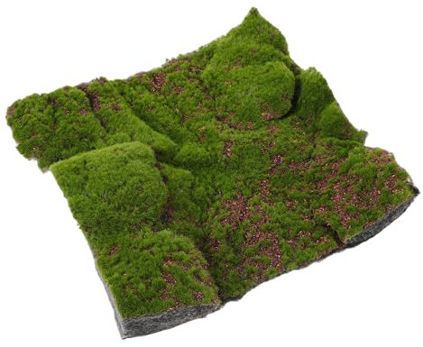 Amosfun Kunstrasen, Moos, 30 x 30 cm, Grün, Dekoration für Garten, Terrasse, Balkon, einfache Installation, und, ideal für DIY und Basteln