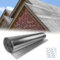 Froadp 0.6x10m Isolierfolie Dämmfolie Doppelte Alu Luftpolsterfolie Thermofolie Heizkörper Reflexionsfolie Blasenfolie Dämmstoffe Isolierungsfolie für Dächer Wände und Böden Wärmehaltung
