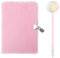 Biiange Plush Notebook, Plush Notebook with Lock, Faux Fur Secret Diary Lovely Notebook, for Girls Teens Fuzzy Journal Writing Pad A5 Lined 160 Pages(1Set)
