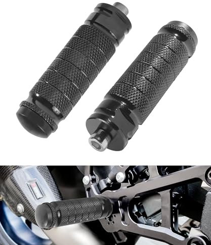 Flaconi 2PCS Cale Pied Moto,Repose Pied Moto,Repose Pied Arriere Moto,Moto Appui Pied,Repose-Pieds de Moto,Cale Pieds Moto,Conviennent à la Plupart des Motos,Scooter,Cyclomoteur,Mobylette