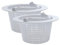 Bexdug Lot de 2 filtres de rechange pour piscine - Pour enlever les débris, nettoyer les canalisations, le spa, la terrasse, le jardin