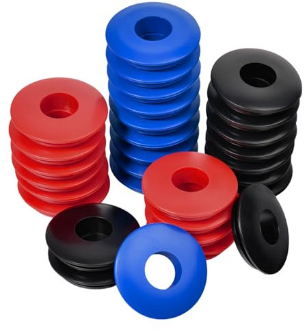 LEONTOOL Gladhand Seals aus Gummi, rund, elastische Ösen, Dichtungen für Sattelanhänger, Anhänger, Traktoren, Bremse, Luftschlauch, 30 Stück