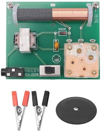 Paaruter Crystal Radio Simple Electronic Circuit Board -Baugruppe Kann Funksignale Normalerweise Empfangen, Normalerweise DIY -Radio -Kit