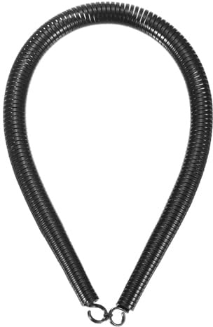 sourcing map Curvatubi a molla in PVC, diametro esterno 17,1 mm, lunghezza 520 mm, molla piegatubi per dispositivi di piegatura tubi in energia idroelettrica domestica, nero