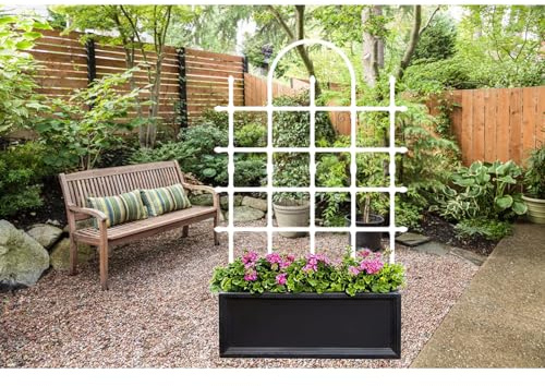 DIY Trellis for Climbing Plants - Garden Yard & Patio Support for Roses Clematis Morning Glories Long-Stemmed Vegetables & Potted Plants - Durable Plant Ladder
