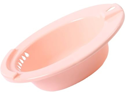 Sitzbadewanne für Schwangere, Kunststoff, Ergonomisch | Toilettensitznah, Rutschfester Boden, Glatte Oberfläche, 38,5x36x13cm, für Pflege und Behandlung