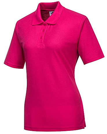 Portwest Damen Naples Polo-Shirt, Größe: XS, Farbe: Rosa, B209PIRXS