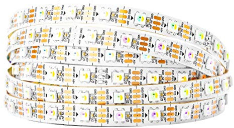 BTF-LIGHTING RGBW RGBNW Naturweiß SK6812 (ähnlich WS2812B) 5m 60LEDs/Pixels/m 300LEDs Individuell adressierbar Flexibel 4 farbe in 1 LED Traumfarbe LED Streifen Nicht wasserdicht IP30 DC5V