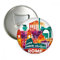 Italien Rom Landschaft Customs Landmark rund Flaschenöffner Kühlschrank Magnet Pins Badge Button Geschenk 3