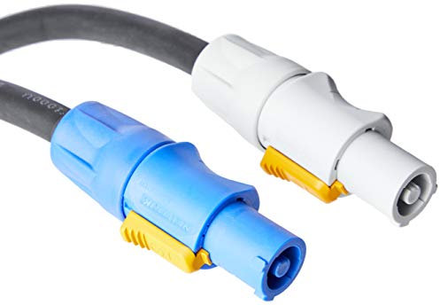 Neutrik Powercon H07 Cables 20 amp Connectors NAC3FCA PA Speaker link lead 3 x 2.5 mm Conductor Size (15 m)