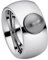 Heideman Damen-Ring coma 11 poliert perle grau 64 perle grau 8 mm Ringe mit Perlen Perlenschmuck Zuchtperle Edelstahl Größe 64 (20.4) hr9111-3-12-64