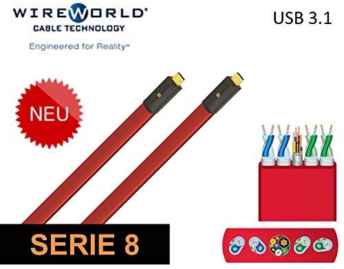 Wireworld Starlight 8 USB 3.1 C auf C (1.0m) Kabel