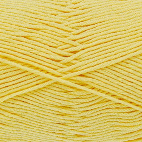 King Cole 303199 Bamboo Cotton Lemon Yarn - 230M, 100g Double Knit