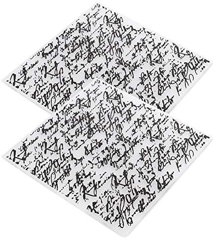 2 Stück Prägeordner, DIY Kunststoff geprägte Plattenvorlage Konkav konvexe Prägeschablonen für handgefertigte Fotoalbum dekoration[EM196]Werkzeuge