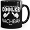 So sieht ein richtig ein richtig cooler Nachbar aus Tasse Berufe MoonWorks® schwarz unisize